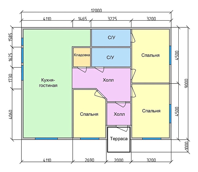 Классический 9 х 12